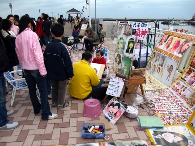 街頭畫家 攝影：amo