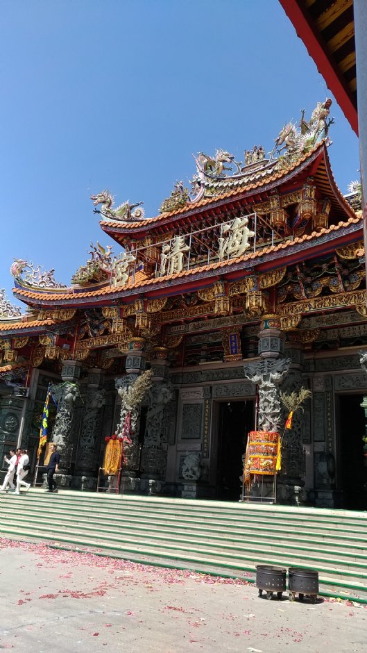 包青天祖廟-三條崙海清宮(主殿大門) 攝影：黃儒永