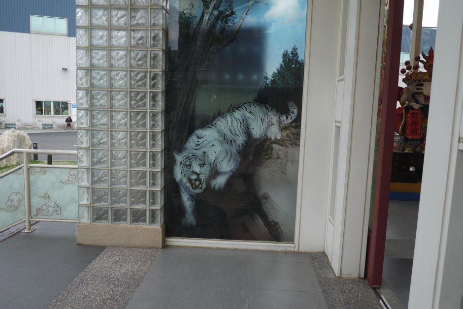 玻璃媽祖廟右白虎 攝影：旅遊王攝影組