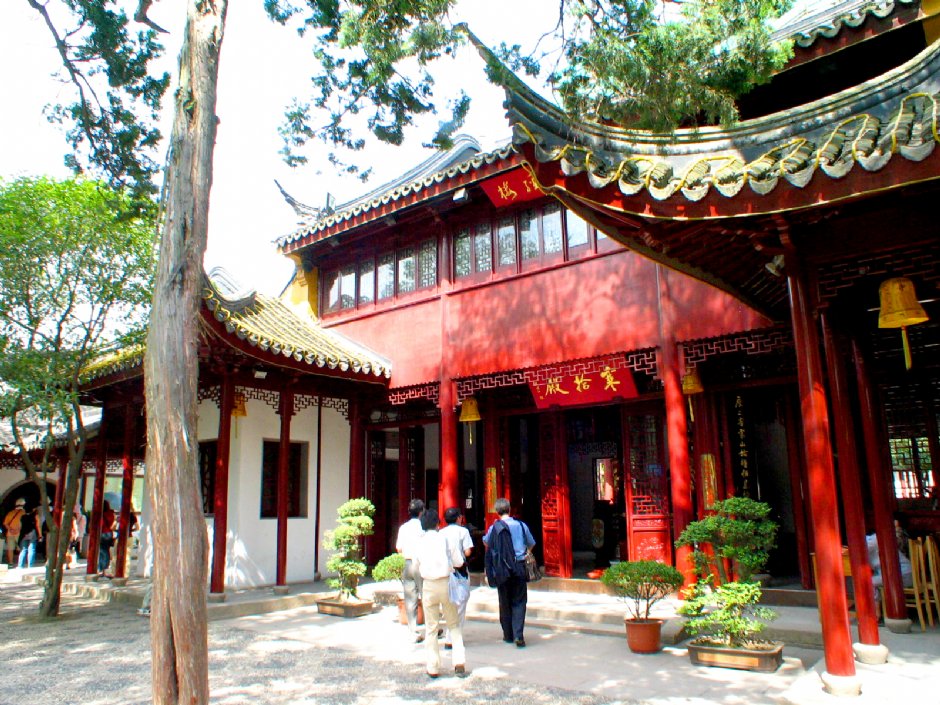 寒山寺的寒拾殿 攝影：馮順