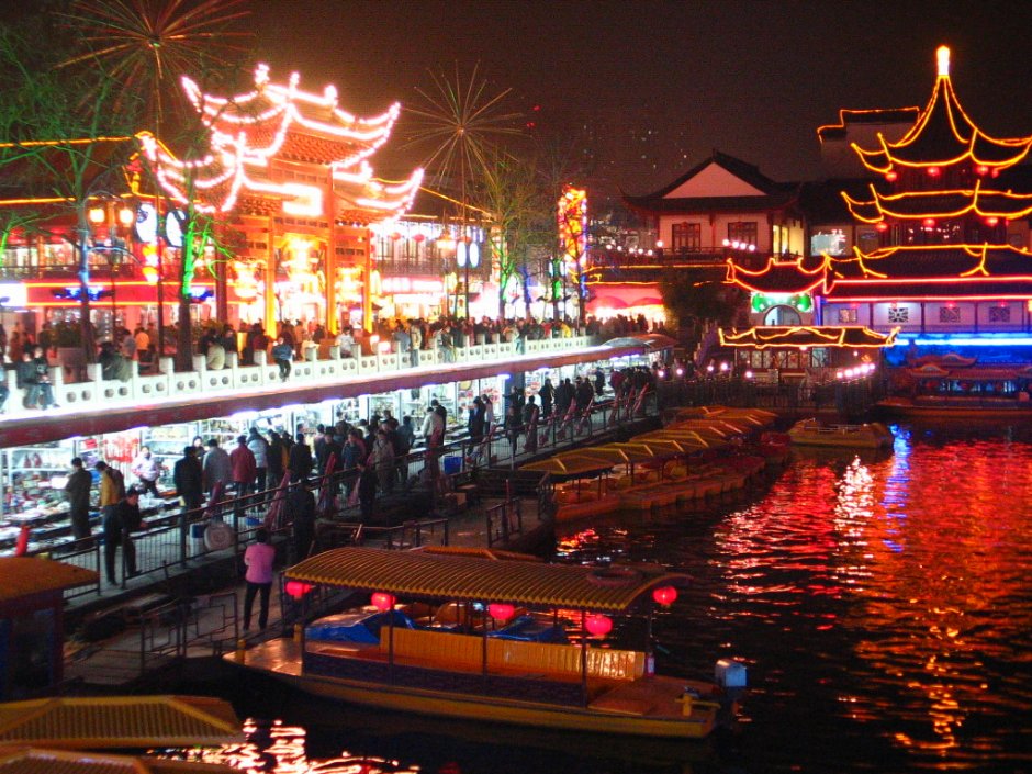 秦准夜景 攝影：馮順