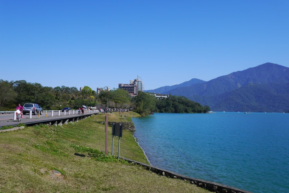 水社壩堰堤 攝影：旅遊王攝影組
