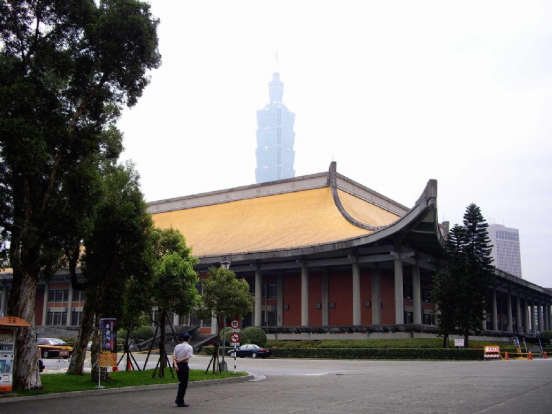 側拍國父紀念館 攝影：老山羊部落格