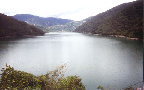 明湖水庫湖景 攝影：南投縣政府