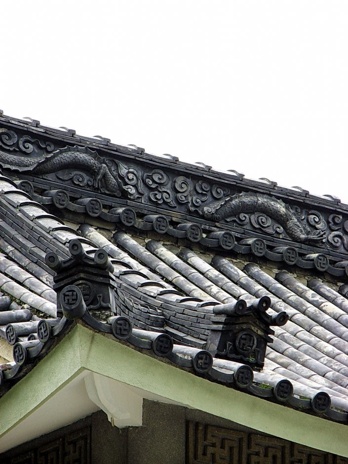 圓通寺屋頂特色 攝影：林仲哲