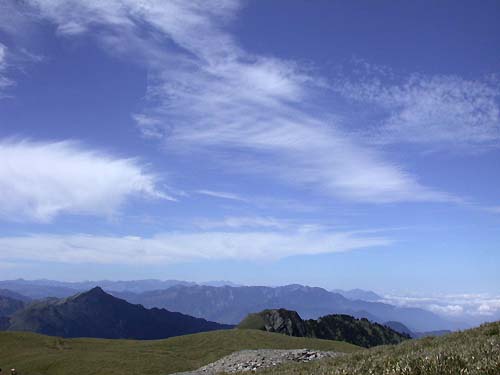 藍天 攝影：阿英的登山小站