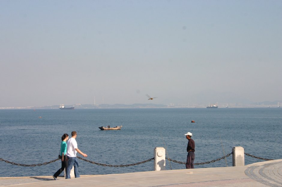 大連的海濱公園 攝影：馮順