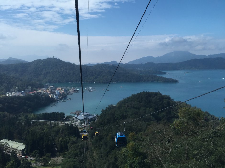 日月潭纜車2016依然最美 攝影：旅遊王攝影組