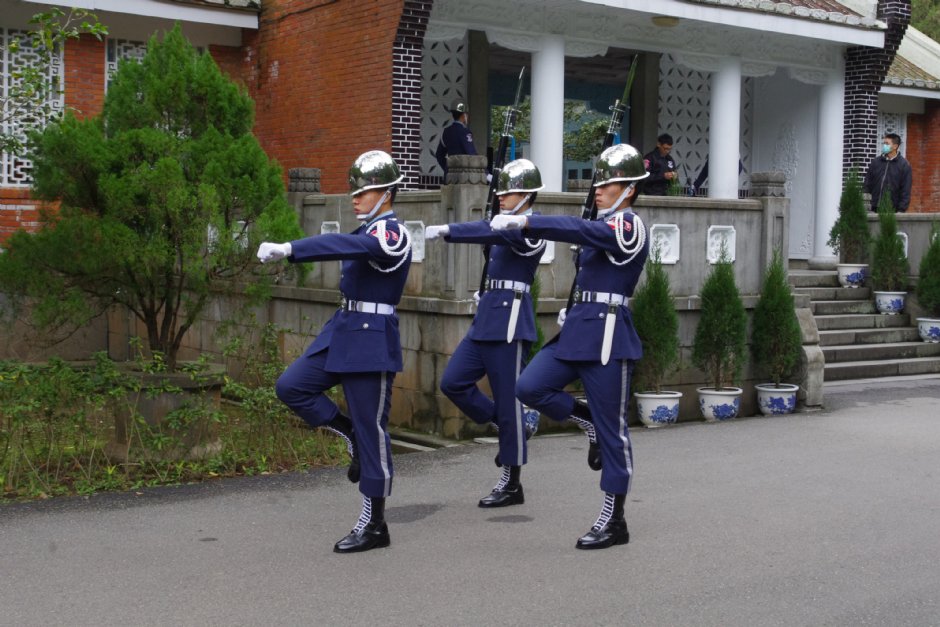 慈湖陵寢衛兵交接 攝影：Eva隨手拍