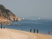 大連濱海的沙灘<br/> 攝影：馮順