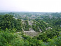 月世界新制高點五里坑溝視野<br/> 攝影：三井