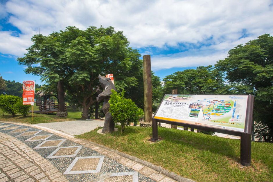 園區圖及戶外表演廣場入口處 攝影：照片來源_東部海岸國家風景區網站