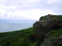 龍磐公園上升的石灰岩台地<br/> 攝影：三井