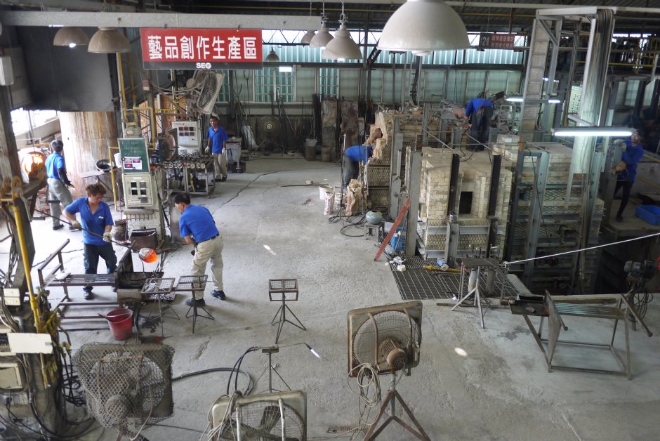 春池綠能玻璃藝品創作區 攝影：旅遊王攝影組