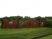 復古紅磚矮牆<br/> 攝影：Eva隨手拍