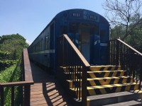 鐵橋足跡展示車廂<br/> 攝影：Eva隨手拍
