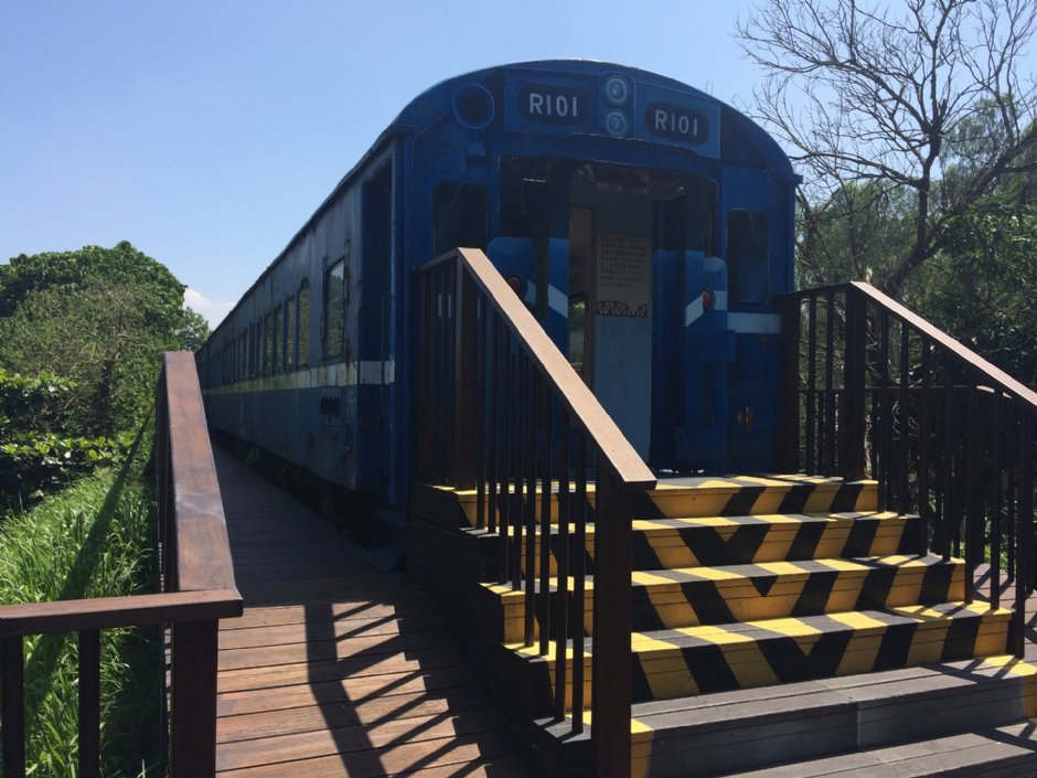 鐵橋足跡展示車廂 攝影：Eva隨手拍