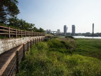 青塘園木棧道<br/> 攝影：桃園市政府觀光旅遊局