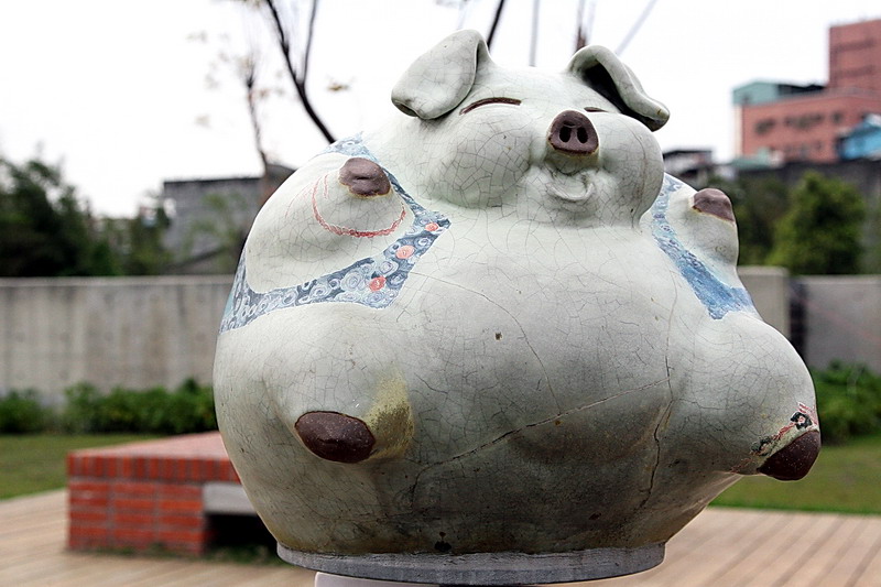 陶瓷公園-十二生肖展-福氣豬 攝影：簡時強