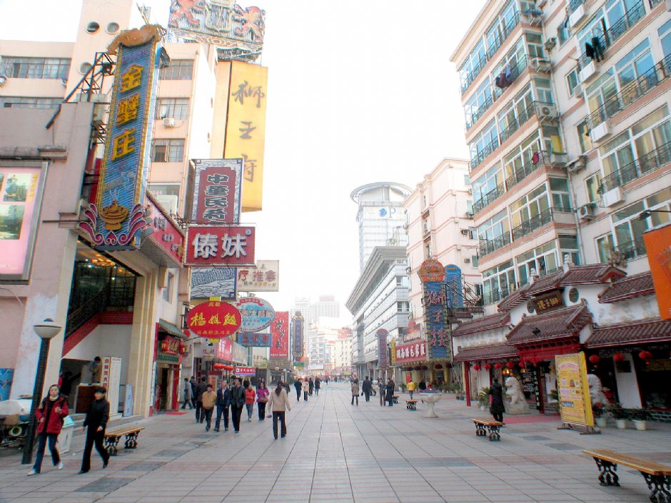 湖南路步行街 攝影：馮順