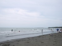 馬沙溝海灘平坦沙細緻<br/> 攝影：三井