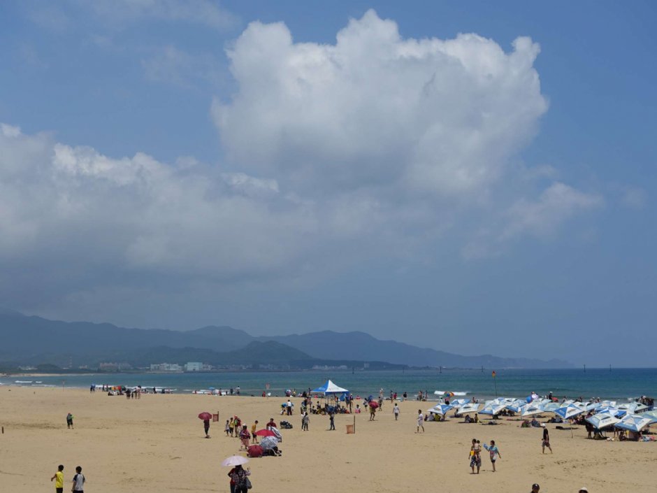 福隆海水浴場 攝影：陳美吟