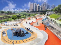遊戲場全景<br/> 攝影：臺北市政府工務局水利工程處 提供