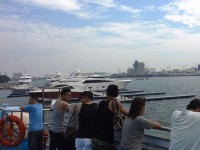 新旗遊港航線<br/> 攝影：高雄市輪船公司
