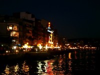 遠望淡水夜景<br/> 攝影：eva隨手拍
