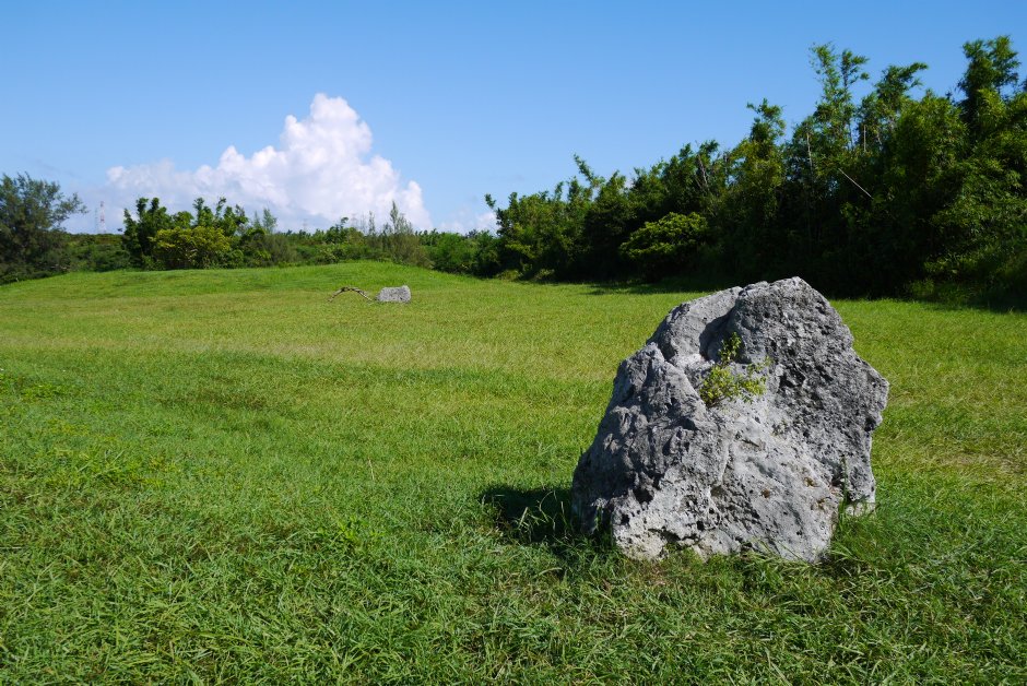 龍鑾潭自然中心館前草原 攝影：三井