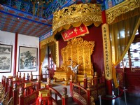 南京總統府昔日的洪秀全登基處<br/> 攝影：馮順