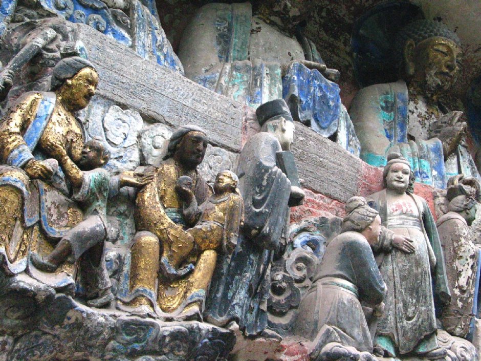 石雕神像 攝影：馮順