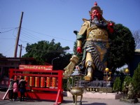 鹽水武廟30尺關聖帝君像<br/> 攝影：Eva隨手拍