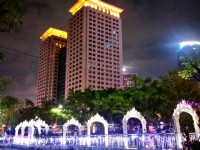 萬坪公園為每年新北歡樂耶誕城展區之一<br/> 攝影：Eva隨手拍 (資料照片)