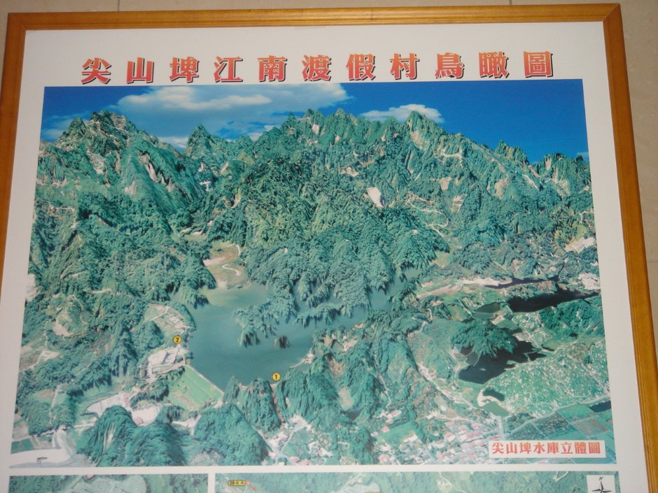 渡假村鳥瞰圖 攝影：鄭惠文