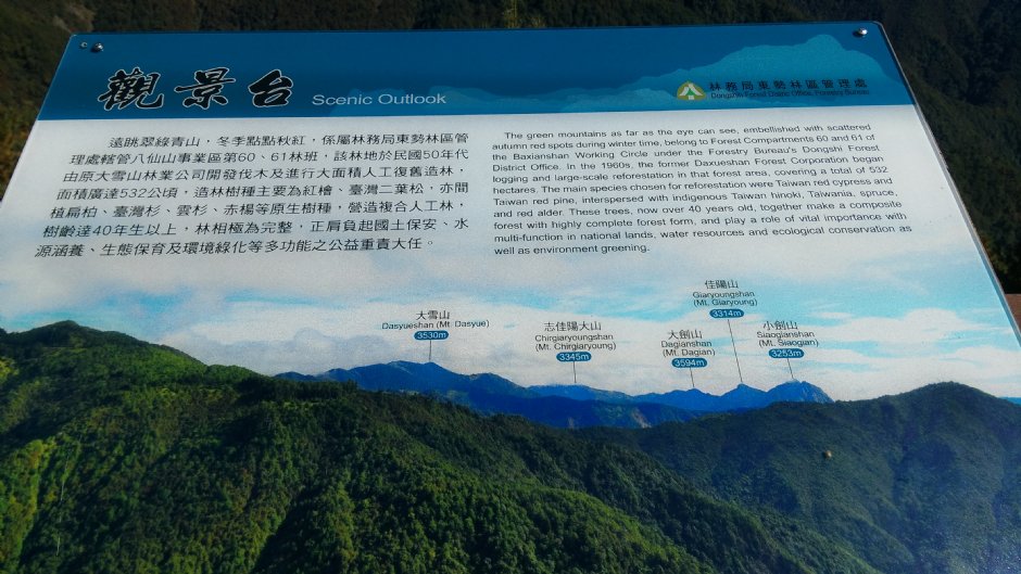 大雪山國家森林遊樂區 攝影：晏伶