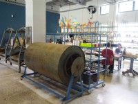 廠內擺放古早器具<br/> 攝影：Eva隨手拍