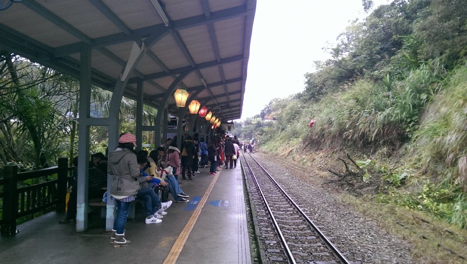 平溪車站 攝影：Eva隨手拍