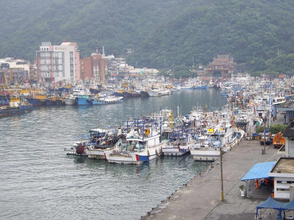 漁港全景 攝影：老山羊部落格
