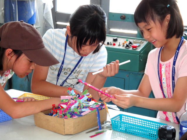 館內DIY活動 攝影：玉兔鉛筆學校授權
