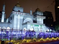 夜晚的清真寺<br/> 攝影：Eva隨手拍