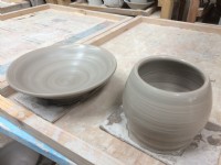 手拉坯DIY半成品<br/> 攝影：Eva隨手拍