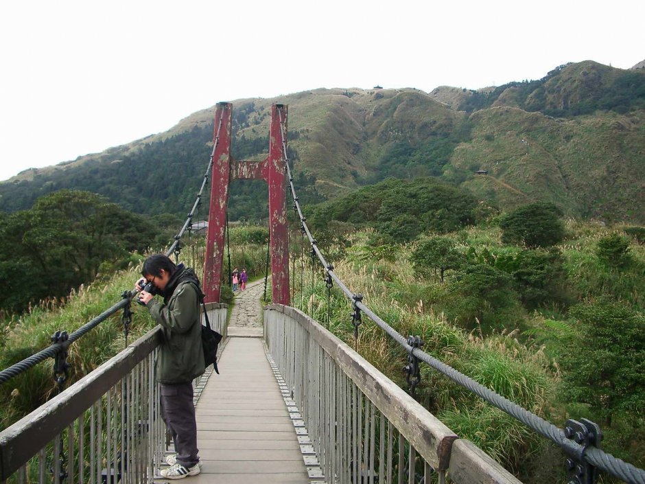 冷水坑吊橋 攝影：老山羊部落格