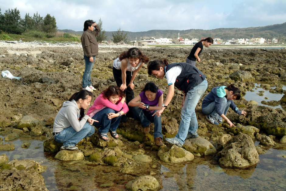 夜宿-潮間帶生態觀察 攝影：國立海洋生物博物館