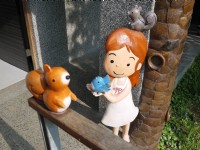 板陶特色造型廁所前裝飾<br/> 攝影：旅遊王攝影組