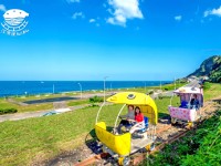 騎鐵道自行車賞海景<br/> 攝影：深澳鐵道自行車 提供