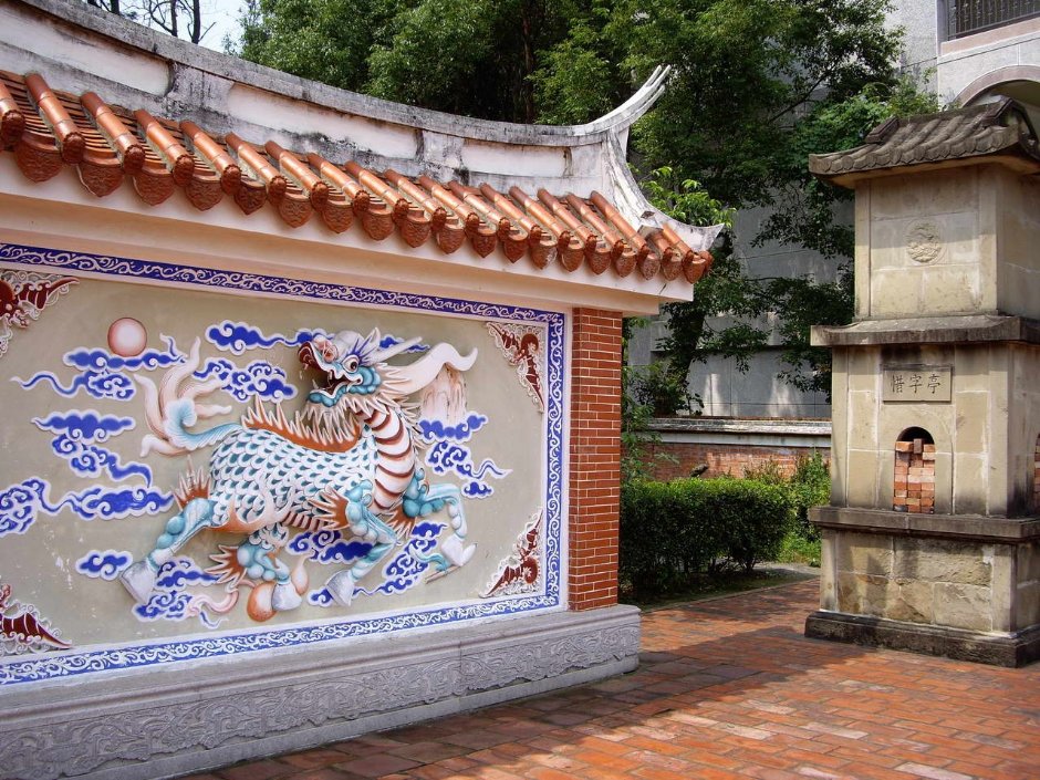 雕刻墙 摄影：老山羊部落格