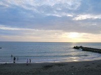台南黃金海岸夕陽<br/> 攝影：三井