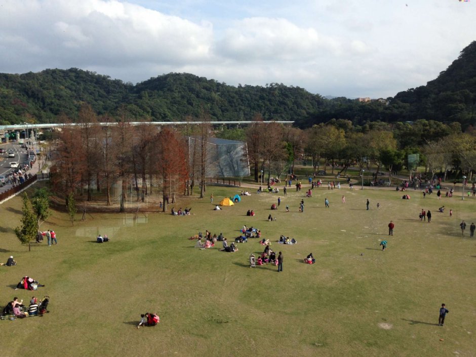 許多家庭在此玩耍野餐 攝影：陳皮梅