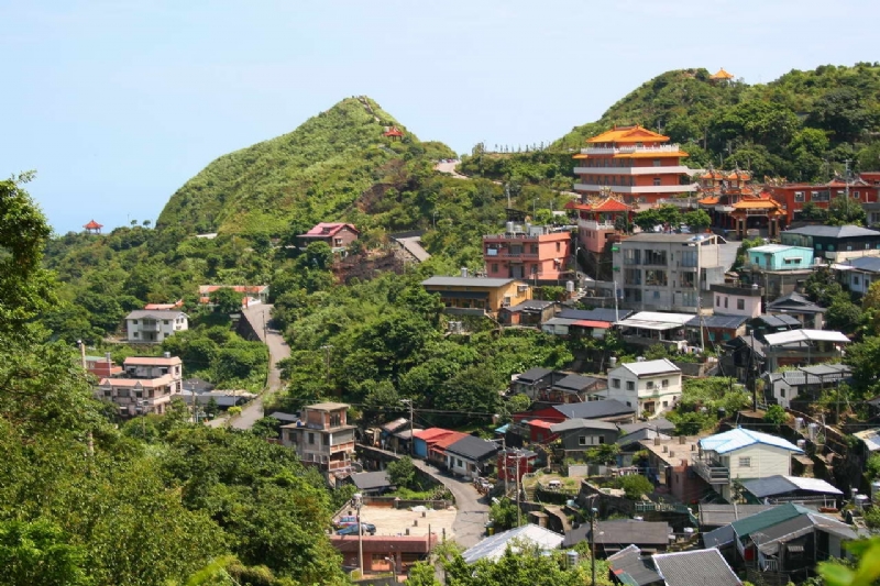 眺望金瓜石聚落 攝影：老山羊部落格